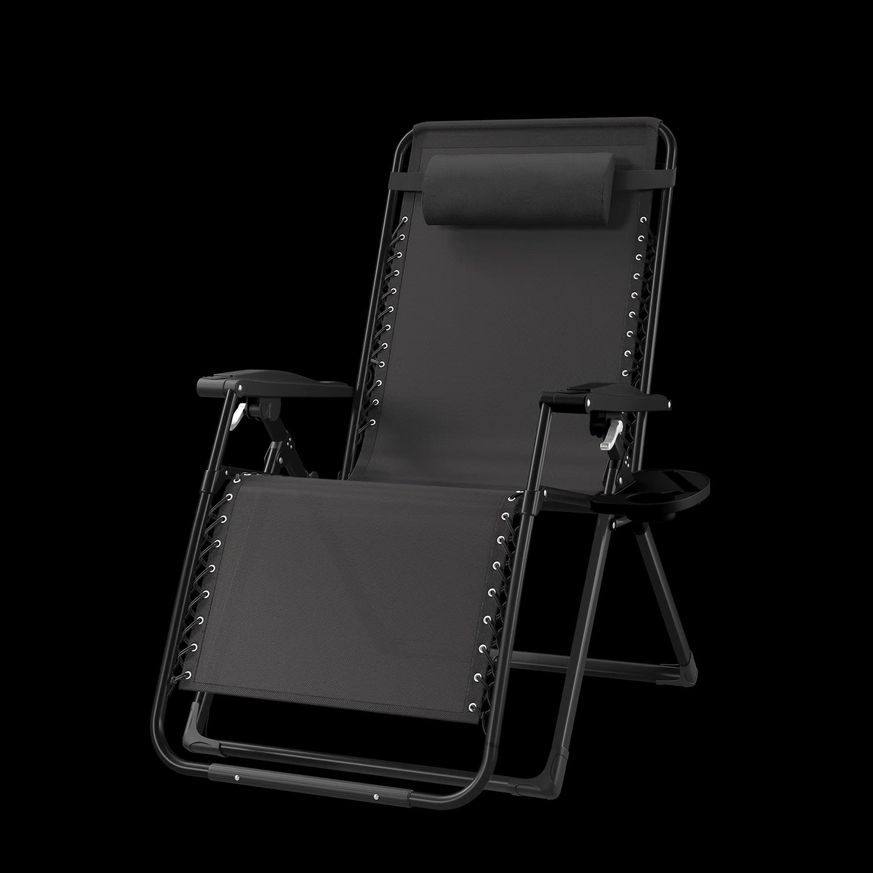 3D-Produkt-Render, Stuhl mit Seilgeflecht